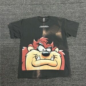 Vintage Tazmanian Devil Shirt Men XL Black Single Stitch 1996 Warner Bros USA